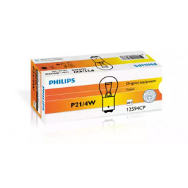 Лампа накаливания P21/4W12V 21/4W BAZ15d (пр-во Philips)