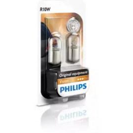 Лампа накалу R10W 12V 10W BA15s 2шт blister (вир-во Philips)