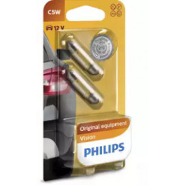 Лампа накалу C5W 12V SV8,5 3200К (вир-во Philips)  Лампа накалу C5W 12V SV8,5 3200К (вир-во Philips)