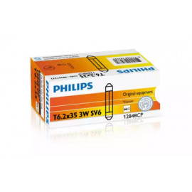 Лампа накалу T6,2x35 12V 3W SV6 Festoon (вир-во Philips)  Лампа накалу T6,2x35 12V 3W SV6 Festoon (вир-во Philips)