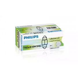 Лампа розжарювання 12V 10W SV8,5  LongerLife EcoVision (вир-во Philips)  Лампа розжарювання 12V 10W SV8,5  LongerLife EcoVision (вир-во Philips)