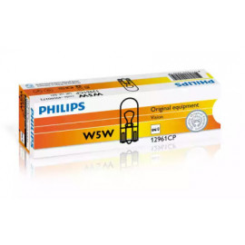 Лампа накаливания W5W12V 5W W 2,1X9,5d (пр-во Philips)