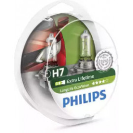 Лампа накалу H7 12V 55W  PX26d LongerLife Ecovision (вир-во Philips)