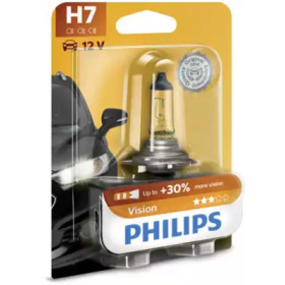Лампа накаливания H7Premium12V 55W PX26d (пр-во Philips)