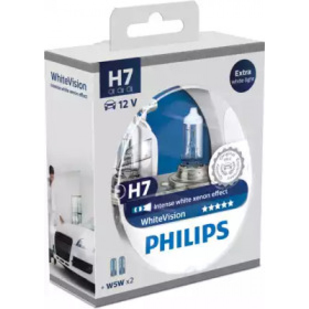 Лампа накаливания H7 12V 55W PX26d XENON effect (пр-во Philips)