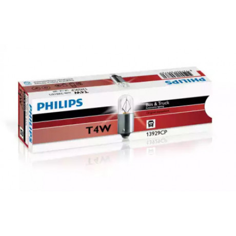 Лампа 24V T4W24V 4W BA9s (пр-во Philips)