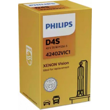 Лампа ксенонова D4S Vision 42В, 35Вт, PK32d-5 4100К (вир-во Philips)