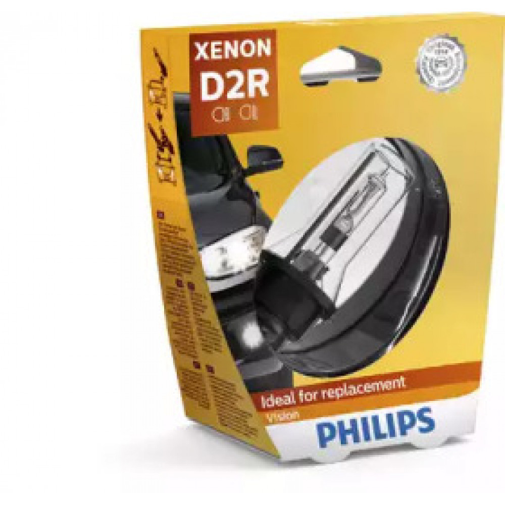 Лампа ксеноновая D2R Vision 85В, 35Вт, PK32d-3 4400К (пр-во Philips)