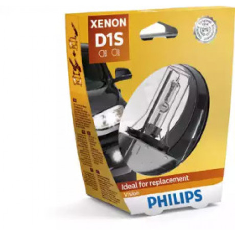 Лампа ксеноновая D1S Vision 85В, 35Вт, PK32d-2 4600К (пр-во Philips)