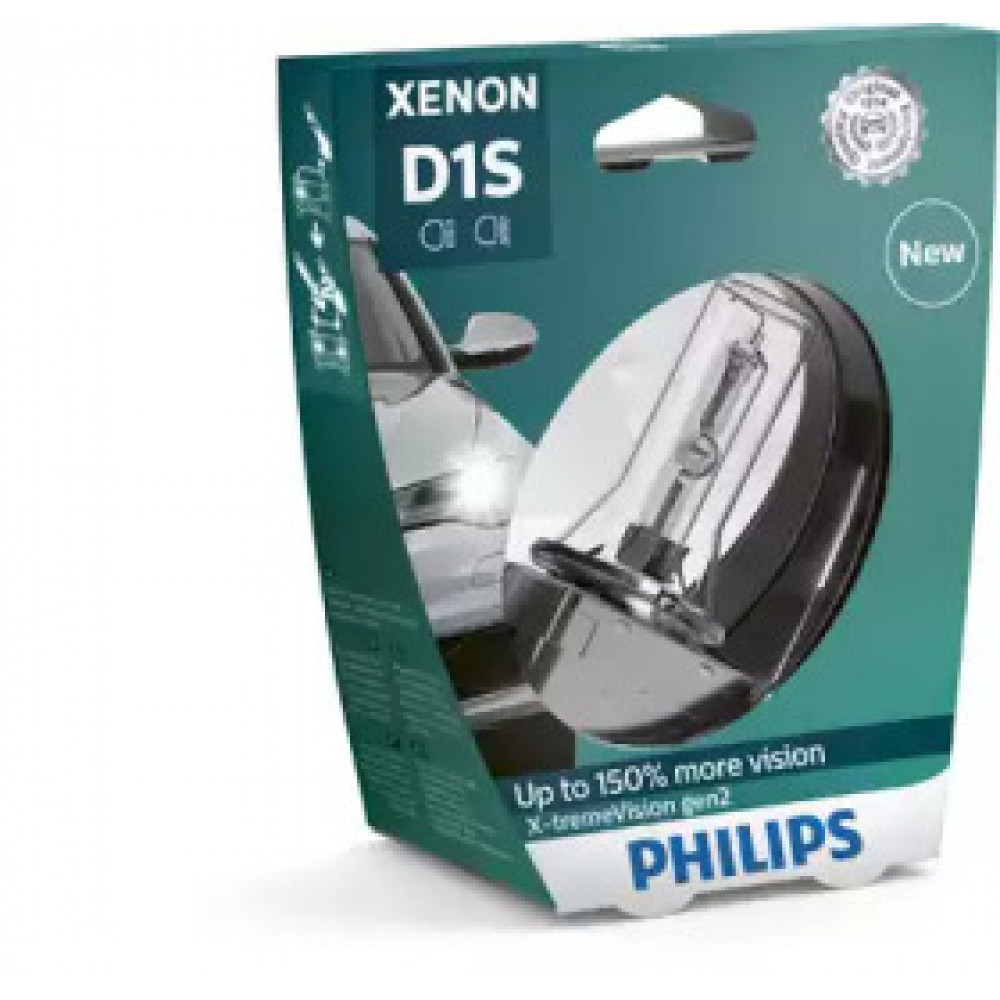 Лампа ксеноновая D1S X-treme Vision 85В, 35Вт, PK32d-2 4800К+/-600К (пр-во Philips)