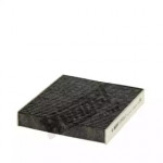 Фільтр салону FORD FOCUS II 04- вугільний (вир-во Hengst) 