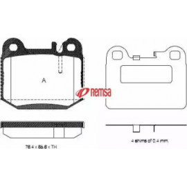 Гальмiвнi колодки (вир-во Remsa)