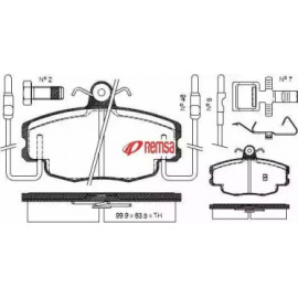 Гальмiвнi колодки (вир-во Remsa)