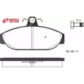 Гальмiвнi колодки (вир-во Remsa)