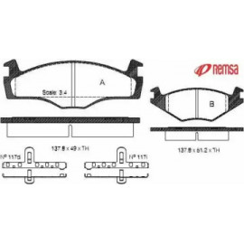 Гальмiвнi колодки (вир-во Remsa)