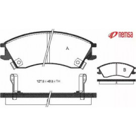 Колодка торм. диск. HYUNDAI ACCENT передн. (пр-во REMSA)