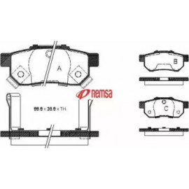 Гальмiвнi колодки (вир-во Remsa)