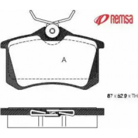 Колодка торм. диск. AUDI A4 1.8-2.5 -04,A6 -05;VW GOLF II-III -98,PASSAT -00 задн. (пр-во REMSA)  Колодка торм. диск. AUDI A4 1.8-2.5 -04,A6 -05;VW GOLF II-III -98,PASSAT -00 задн. (пр-во REMSA)