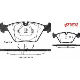 Гальмiвнi колодки (вир-во Remsa)