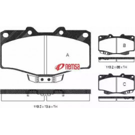 Гальмiвнi колодки (вир-во Remsa)