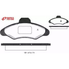 Гальмiвнi колодки (вир-во Remsa)