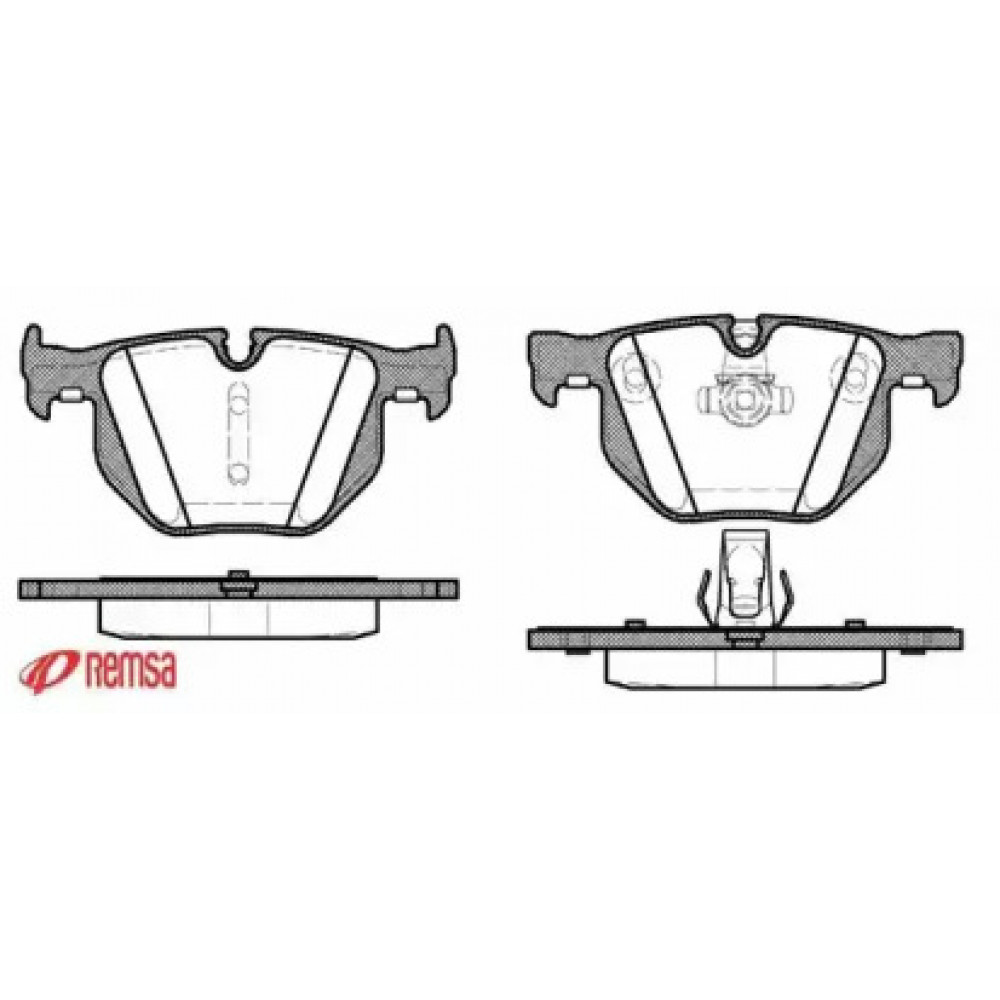 Гальмiвнi колодки (вир-во Remsa)
