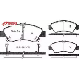 Гальмiвнi колодки (вир-во Remsa)