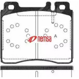Гальмiвнi колодки (вир-во Remsa)  Гальмiвнi колодки (вир-во Remsa)