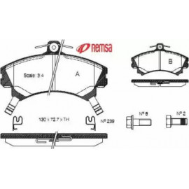 Гальмiвнi колодки (вир-во Remsa)  Гальмiвнi колодки (вир-во Remsa)
