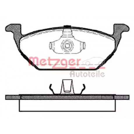 Колодка торм. диск. SEAT LEON; SKODA OCTAVIA 96-;VW BORA 99-,GOLF 97- передн. (пр-во REMSA)