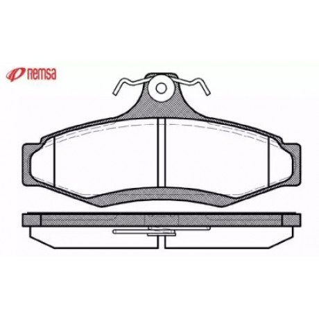Гальмiвнi колодки (вир-во Remsa)