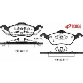 Гальмiвнi колодки (вир-во Remsa)