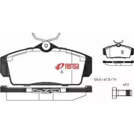 Гальмiвнi колодки (вир-во Remsa)  Гальмiвнi колодки (вир-во Remsa)