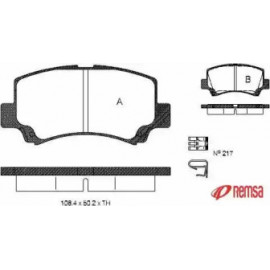 Гальмiвнi колодки (вир-во Remsa)