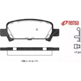Гальмiвнi колодки (вир-во Remsa)