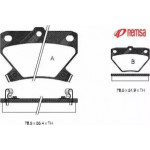 Гальмiвнi колодки (вир-во Remsa) 