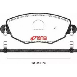 Гальмiвнi колодки (вир-во Remsa)