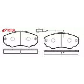 Колодка торм. диск. CITROEN JUMPER, FIAT DUCATO передн. (пр-во REMSA)