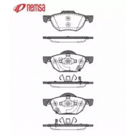 Гальмiвнi колодки (вир-во Remsa)