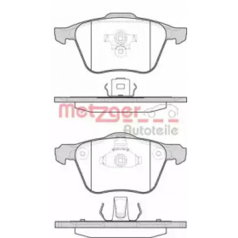 Колодка торм. диск. VOLVO S60 S80 98-,V70 00-,XC70 -07 передн. (пр-во REMSA)