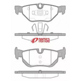 Колодка торм. диск. BMW 3 (E90-91) 05- задн. (пр-во REMSA)