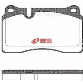 Колодка торм. диск. RANGE ROVER III (LM), VW TOUAREG передн. (пр-во REMSA)