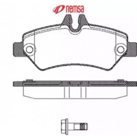 Колодка торм. диск. MB SPRINTER задн. (пр-во REMSA)