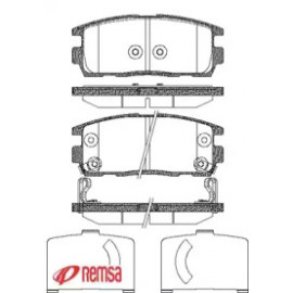 Гальмiвнi колодки (вир-во Remsa)