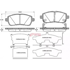 Гальмiвнi колодки (вир-во Remsa)  Гальмiвнi колодки (вир-во Remsa)