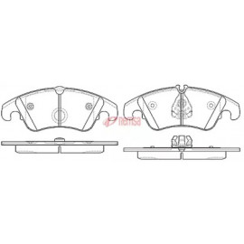 Колодка торм. диск. AUDI A4 Allroad (8KH) (04/09-) передн. (пр-во REMSA)