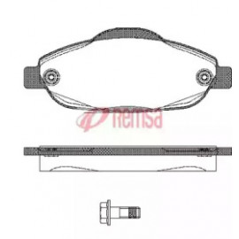 Гальмiвнi колодки (вир-во Remsa)