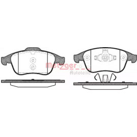 Колодка торм. диск. RENAULT LAGUNA III 2.0-3.0 08- передн. (пр-во REMSA)