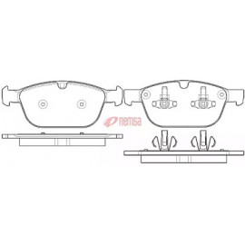 Колодка торм. диск. VOLVO XC60 2.0-3.0 08- передн. (пр-во REMSA)