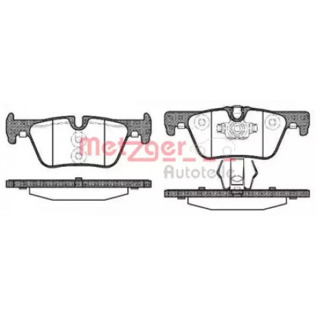 Колодка торм. диск. BMW 1(F20) 116D-125I 2010-,3(F30) 316-328 2011- задн. (пр-во REMSA)